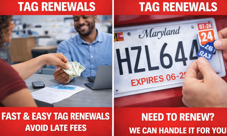 tag renewals