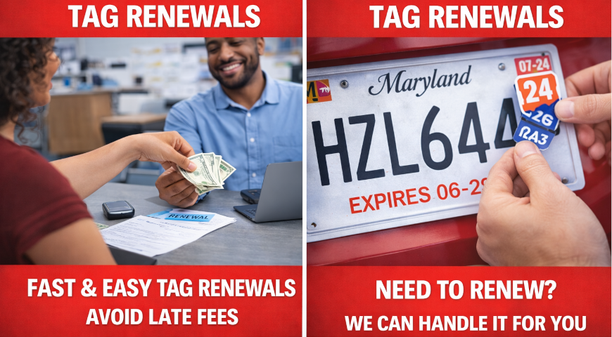 tag renewals